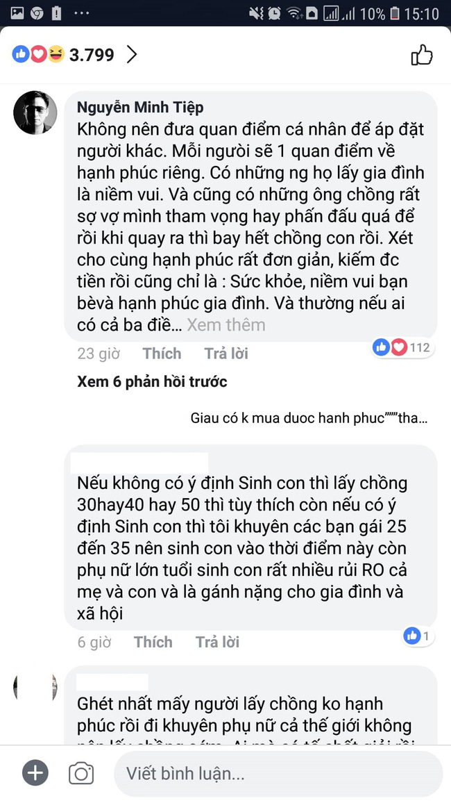 Rảnh rỗi, Minh Tiệp vào bàn chuyện phụ nữ trên diễn đàn của chị em, không may lại lên Top Rảnh rỗi, Minh Tiệp vào bàn chuyện phụ nữ trên diễn đàn của chị em, không may lại lên Top