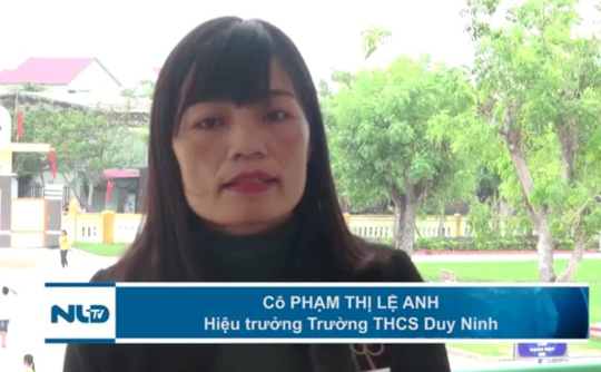 Nữ hiệu trưởng giải thích việc hỏi cung học sinh vụ 231 cái tát