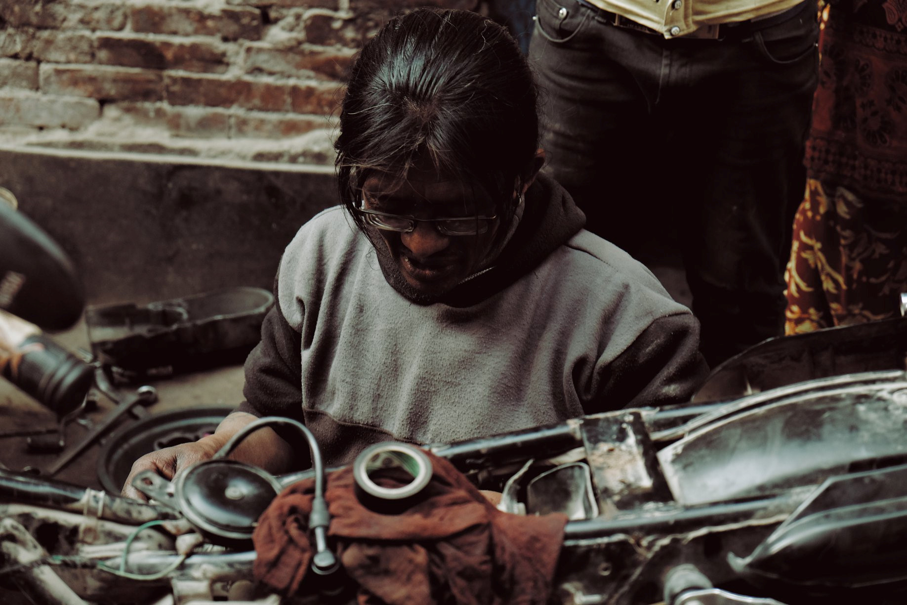 Nhịp sống thường nhật của người dân khu ổ chuột ở Nepal Nhịp sống thường nhật của người dân khu ổ chuột ở Nepal