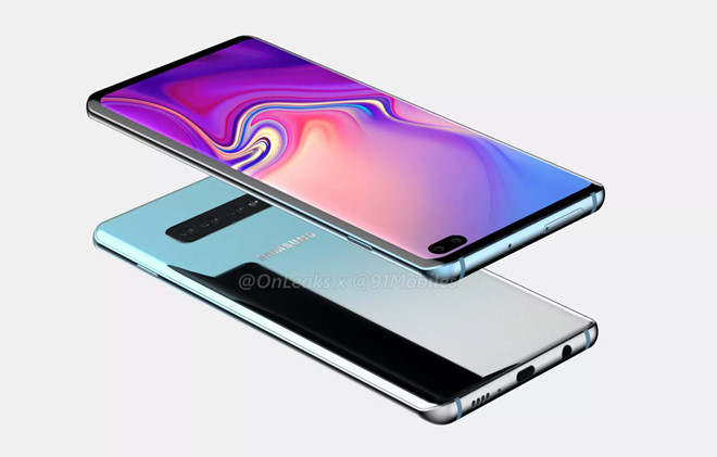 Xuất hiện hình ảnh của Galaxy S10 Plus với kiểu dáng mới