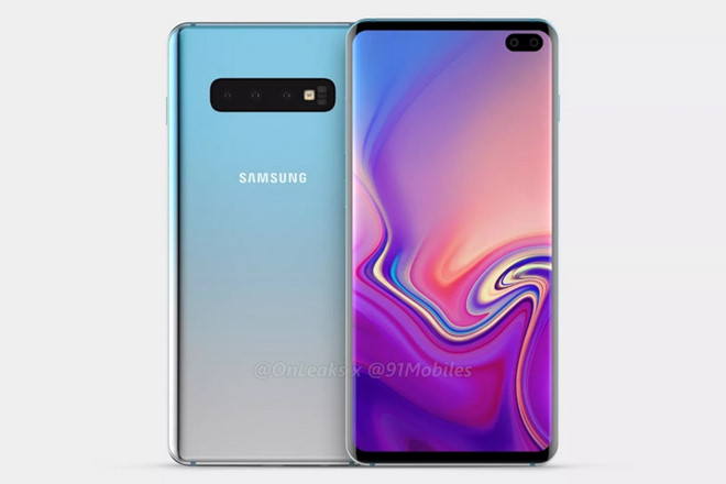 Xuất hiện hình ảnh của Galaxy S10 Plus với kiểu dáng mới