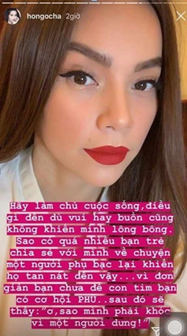 Đang yêu đương mặn nồng, Hà Hồ bất ngờ triết lý về buông bỏ