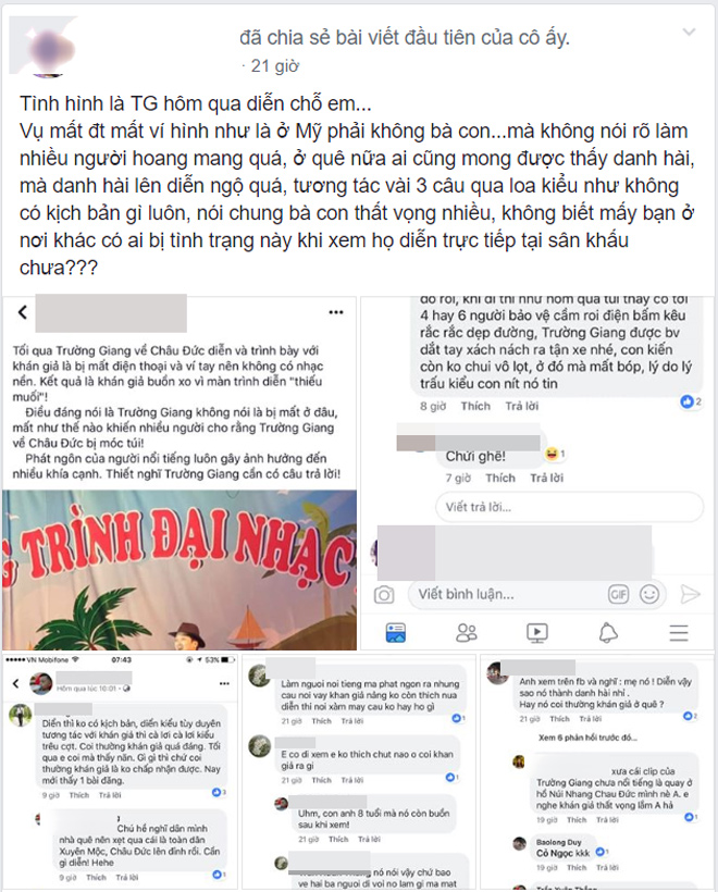 Trường Giang bị tố mập mờ việc mất điện thoại gây hiểu lầm khán giả lấy cắp