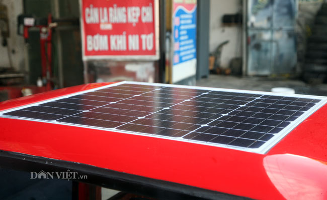 Video ảnh: Nam sinh trường huyện chế ô tô chạy bằng năng lượng mặt trời