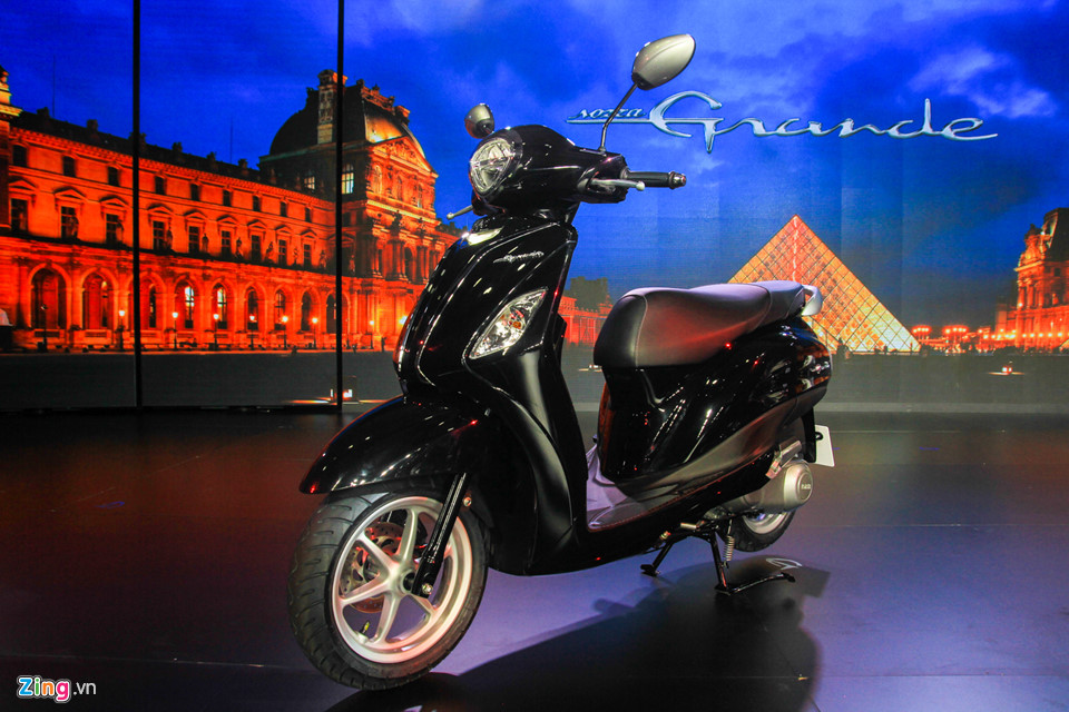 Chi tiết Yamaha Grande 2018 - Dáng mới, động cơ hybrid