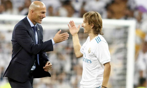 Lời tiên đoán của Zidane về Modric thành hiện thực