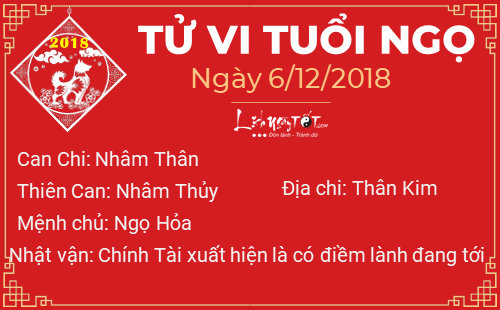 Tử vi Thứ 5 ngày 6/12/2018 của 12 con giáp: Tị có cơ hội tìm bạn đời, Tý bị Kiếp Tài quấy phá Tử vi Thứ 5 ngày 6/12/2018 của 12 con giáp: Tị có cơ hội tìm bạn đời, Tý bị Kiếp Tài quấy phá