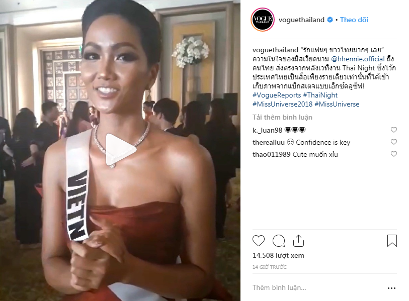 Khán giả bất ngờ khi Vogue Thái quá ưu ái HHen Niê giữa gần trăm thí sinh tham dự Miss Universe 2018 Khán giả bất ngờ khi Vogue Thái quá ưu ái HHen Niê giữa gần trăm thí sinh tham dự Miss Universe 2018