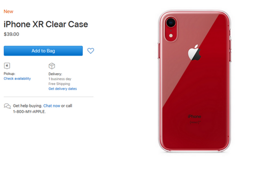 Apple lần đầu bán ốp lưng trong suốt cho iPhone Apple lần đầu bán ốp lưng trong suốt cho iPhone