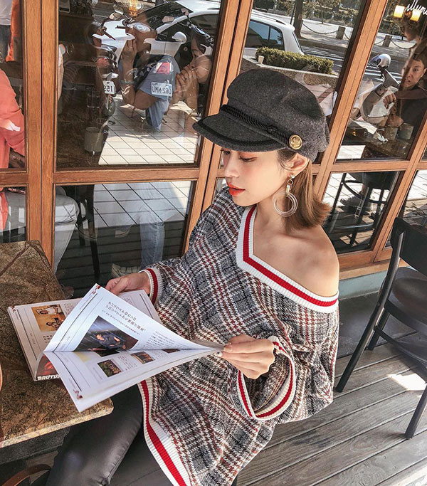 Diện mãi áo len trơn cũng chán, đổi sang áo len họa tiết mặc vừa đẹp lại chẳng lo lỗi mốt