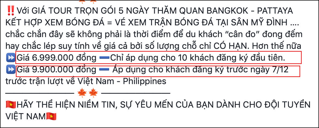 Tiên tri Malaysia thua trận, nhiều công ty mở bán tour cho người hâm mộ xem chung kết AFF Cup 2018 tại... Thái Lan Tiên tri Malaysia thua trận, nhiều công ty mở bán tour cho người hâm mộ xem chung kết AFF Cup 2018 tại... Thái Lan