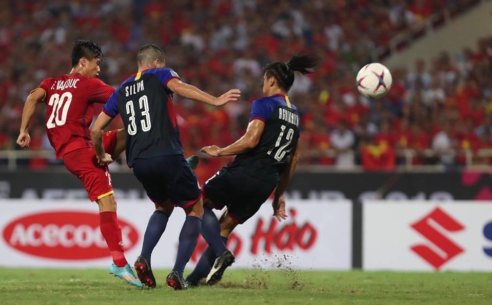 Nỗ lực tột cùng của cầu thủ Việt Nam trước Philippines