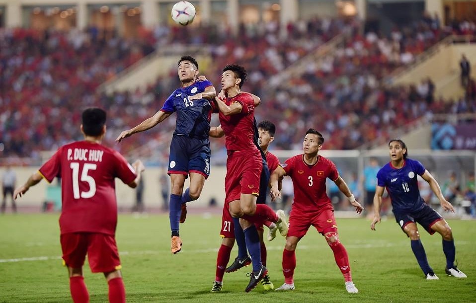 Nỗ lực tột cùng của cầu thủ Việt Nam trước Philippines