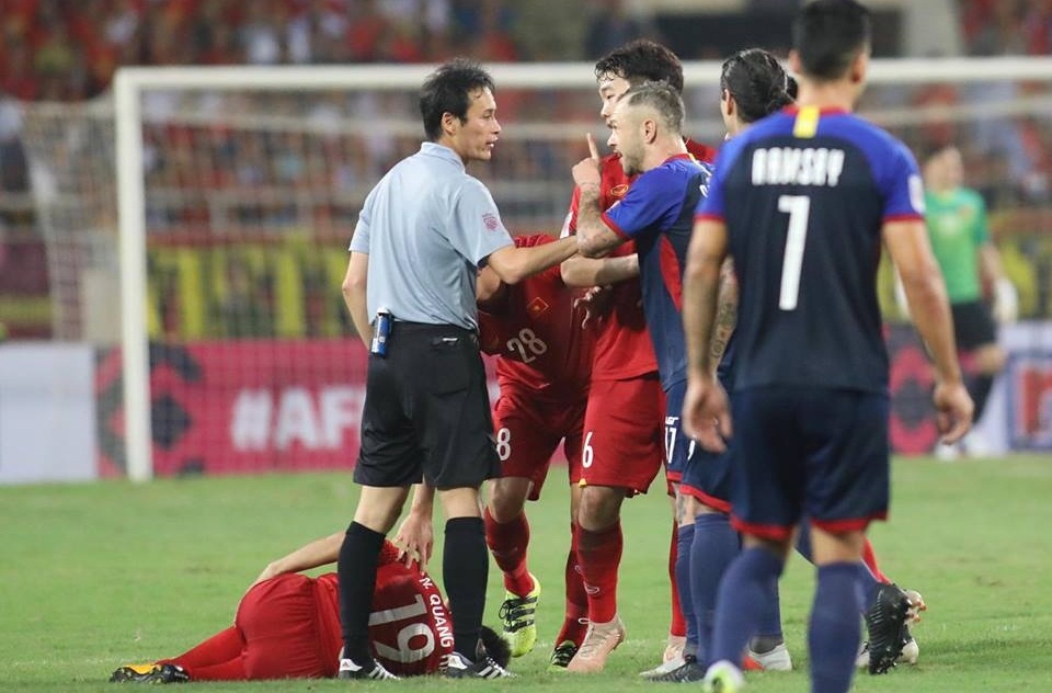 Nỗ lực tột cùng của cầu thủ Việt Nam trước Philippines