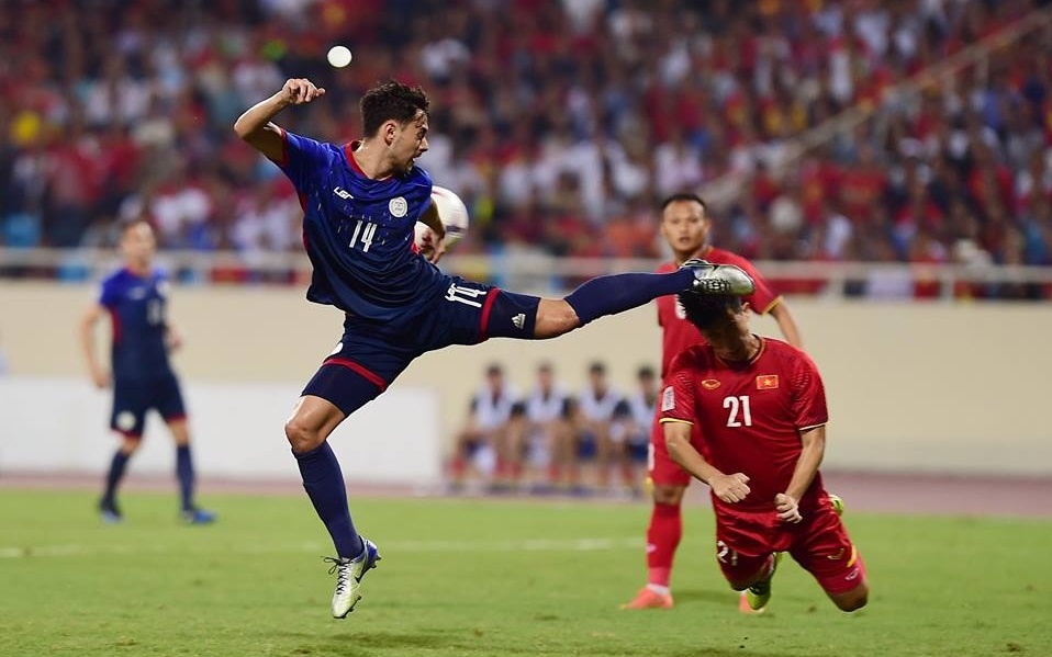 Nỗ lực tột cùng của cầu thủ Việt Nam trước Philippines