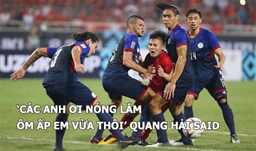 Ảnh chế các cầu thủ Việt Nam tràn ngập sau trận thắng Philippines