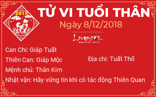 Tử vi Thứ 7 ngày 8/12/2018 của 12 con giáp: Tuất được hưởng vận may, Ngọ có tiểu nhân gây họa