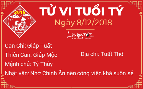 Tử vi Thứ 7 ngày 8/12/2018 của 12 con giáp: Tuất được hưởng vận may, Ngọ có tiểu nhân gây họa