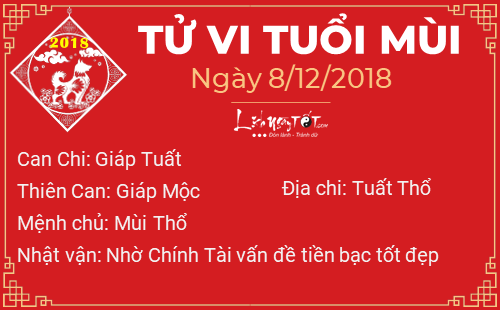 Tử vi Thứ 7 ngày 8/12/2018 của 12 con giáp: Tuất được hưởng vận may, Ngọ có tiểu nhân gây họa