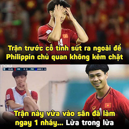 Không còn đá hụt nhưng biểu cảm 'kiêu kì' của Công Phượng lại trở thành nguồn cảm hứng bất tận để dân mạng chế ảnh - 7 Không còn đá hụt nhưng biểu cảm 'kiêu kì' của Công Phượng lại trở thành nguồn cảm hứng bất tận để dân mạng chế ảnh - 7