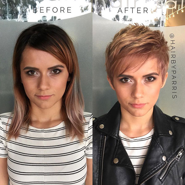15 hình ảnh lột xác hoàn toàn của chị em chứng minh sức mạnh vi diệu của việc cắt tóc ngắn