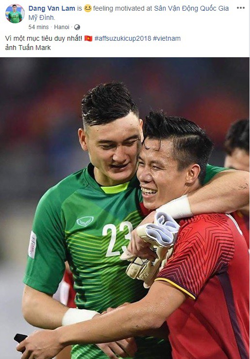 Lâm tây đăng ảnh nối lại tình xưa với Quế Ngọc Hải sau cãi vã trên sân