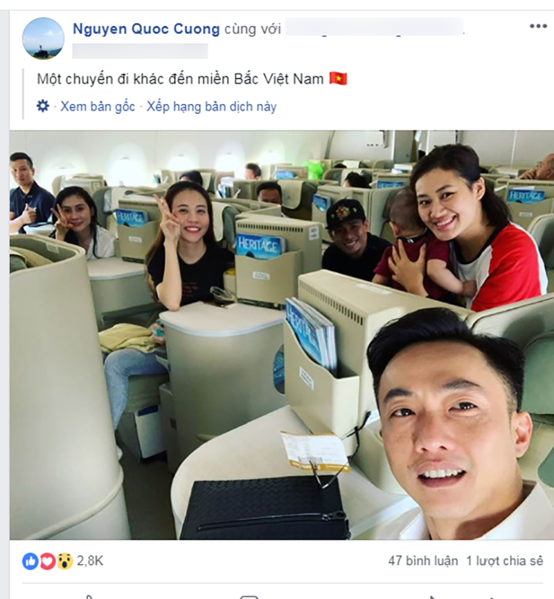 Lộ ảnh Cường Đô La bê tráp qua ăn hỏi tại nhà Đàm Thu Trang