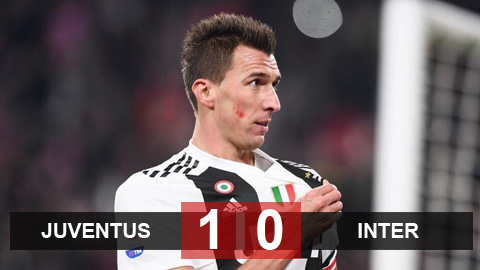Juventus 1-0 Inter: Mandzukic sắm vai người hùng, Juve thắng derby Italia