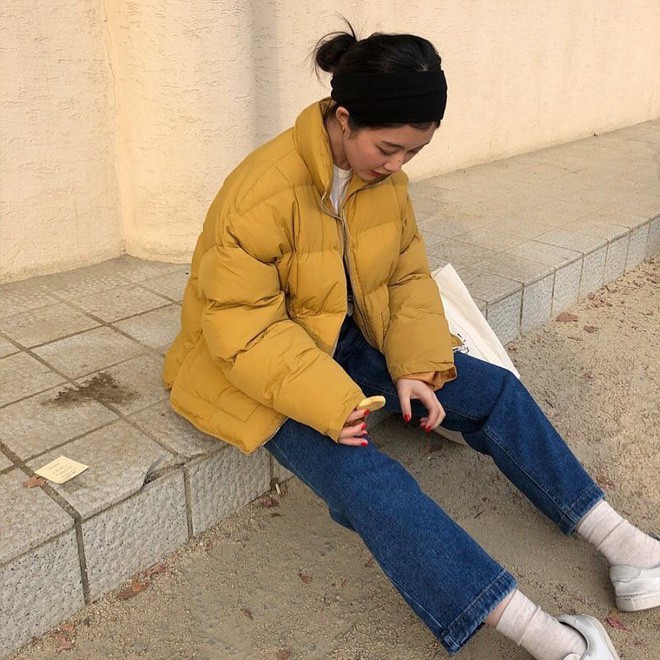 Hợp lí nhất cho ngày mưa gió lạnh lẽo là áo phao ngắn: Vừa ấm, tiện lại rất xinh