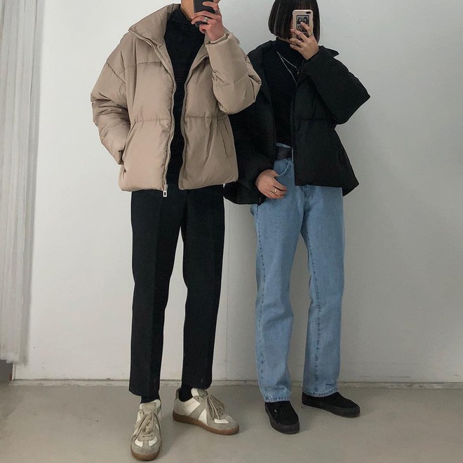 Hợp lí nhất cho ngày mưa gió lạnh lẽo là áo phao ngắn: Vừa ấm, tiện lại rất xinh