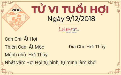 Tử vi Chủ nhật ngày 9/12/2018 của 12 con giáp: Ngọ có Thần Tài gõ cửa, Dậu múc nước dã tràng