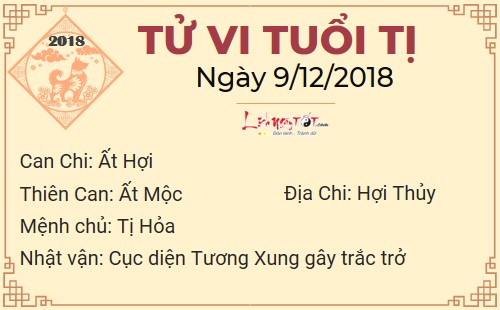 Tử vi Chủ nhật ngày 9/12/2018 của 12 con giáp: Ngọ có Thần Tài gõ cửa, Dậu múc nước dã tràng