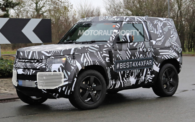 Land Rover Defender 2021 bản 3 cửa lộ ảnh chạy thử