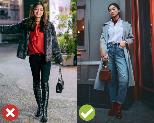 Nếu sở hữu chiều cao khiêm tốn, các nàng đừng liều lĩnh diện mẫu giày này kẻo cặp chân dễ thành ngắn một mẩu