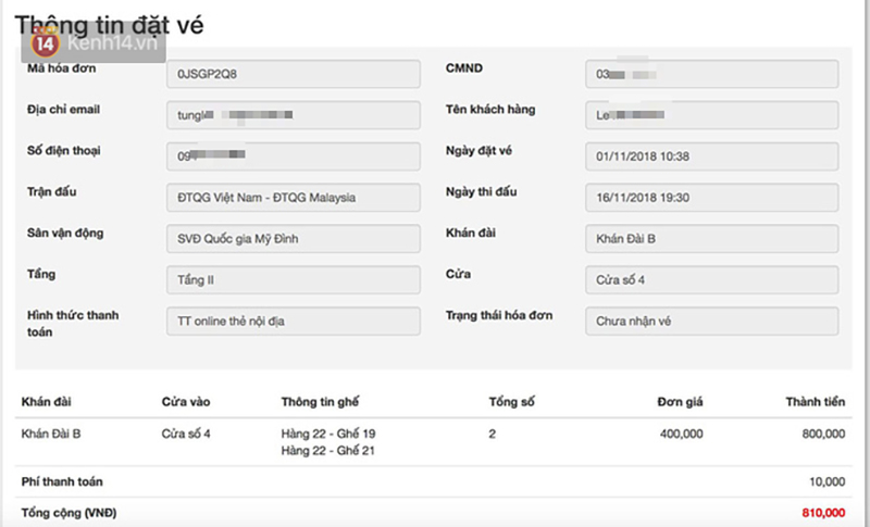Hướng dẫn mua vé online trận chung kết AFF Cup lượt về giữa Việt Nam và Malaysia