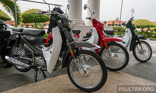 Xe Cub nhái giá 1.100 USD tại Malaysia