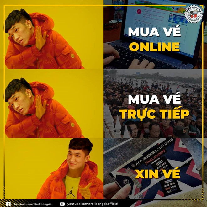 Ảnh chế nỗi khổ khi săn vé online trận chung kết Việt Nam - Malaysia