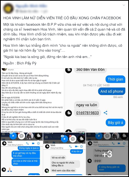Hoa Vinh bị bóc phốt ngủ với bạn gái ra sản phẩm nhưng lại chối bỏ vì lý do chỉ cho ra ngoài