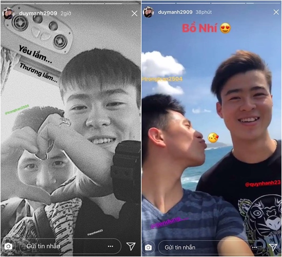 Nhìn đi nhìn lại, đội tuyển Việt Nam cũng có nhiều cặp đôi tình bể bình khiến fan tích cực đẩy thuyền