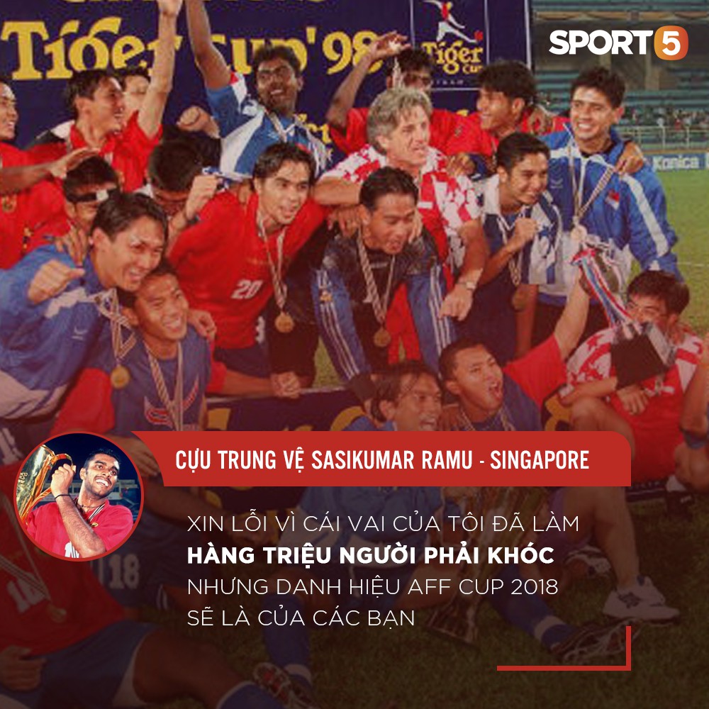 Sasikumar: Xin lỗi vì đã làm hàng triệu người Việt Nam phải khóc, nhưng AFF Cup 2018 là của các bạn