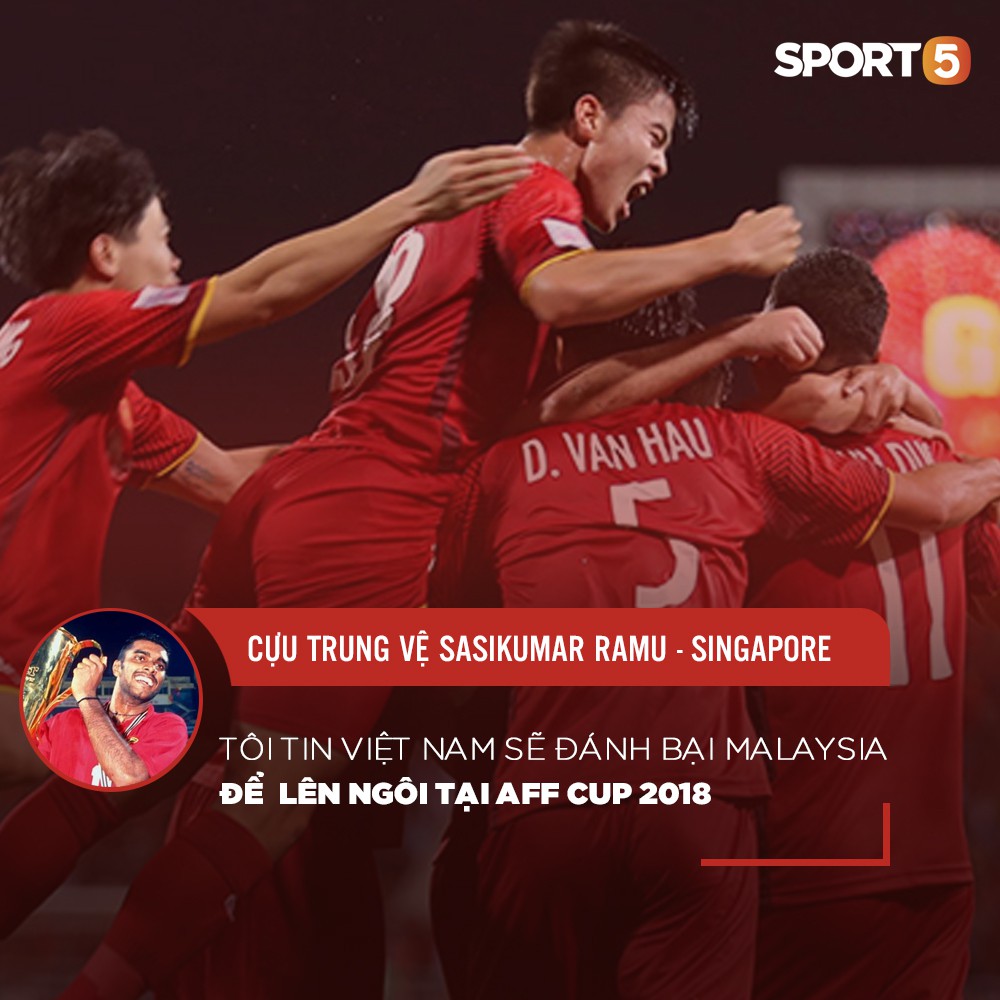 Sasikumar: Xin lỗi vì đã làm hàng triệu người Việt Nam phải khóc, nhưng AFF Cup 2018 là của các bạn