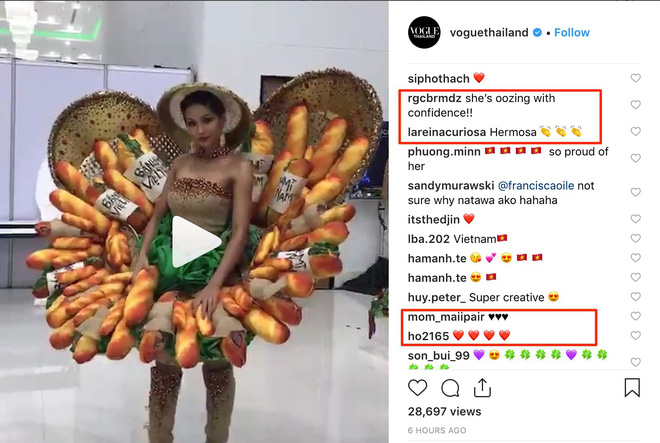 Phản ứng bất ngờ của cộng đồng quốc tế khi HHen Niê trình diễn trang phục bánh mì