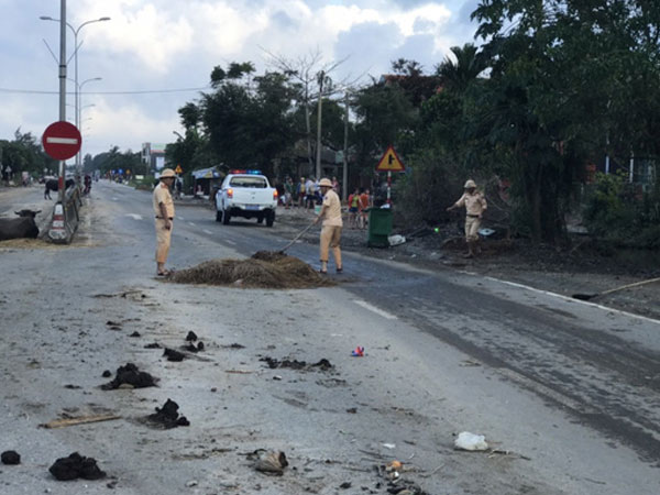 Quốc lộ 1 qua Quảng Nam chính thức thông tuyến sau 2 ngày tê liệt