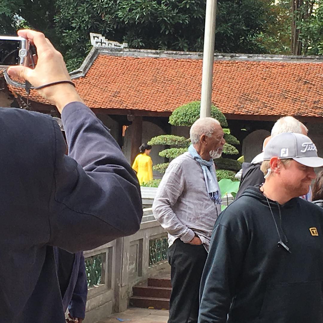 Siêu sao Hollywood đình đám Morgan Freeman bỗng xuất hiện tại Việt Nam