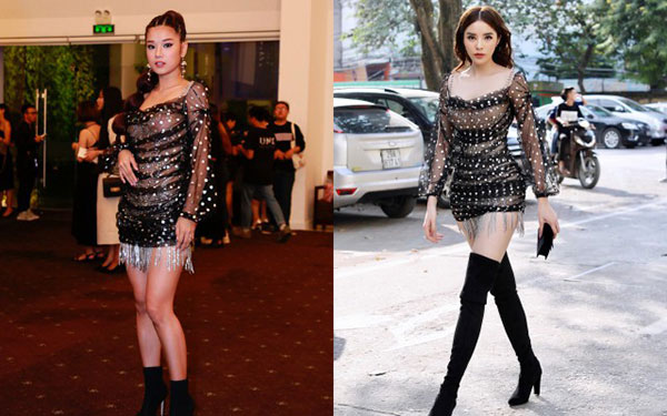 Diện cùng 1 thiết kế váy, Hoàng Yến Chibi sẽ ngang tài ngang sức Kỳ Duyên nếu không chọn kiểu giày này