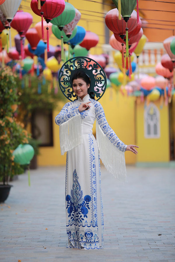 Ngắm dàn thí sinh Hoa khôi Sinh viên Việt Nam khoe nét đẹp dịu dàng với áo dài