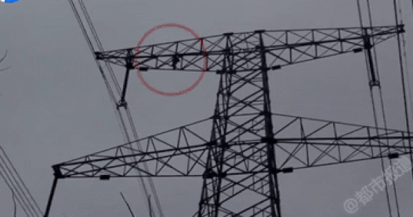 Đứa trẻ 9 tuổi leo lên cột điện cao thế cao 70m, người ở dưới không dám hô dù chỉ 1 câu