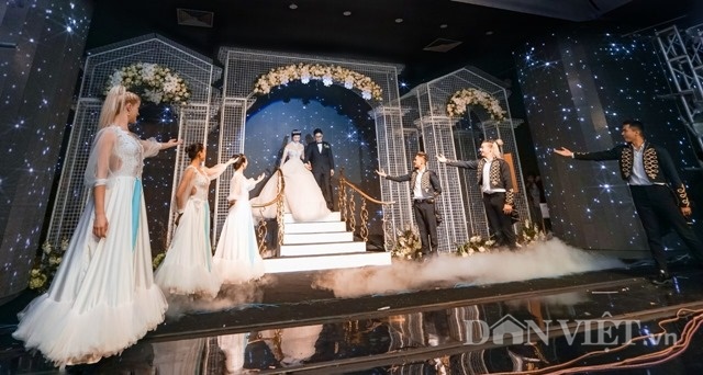 Choáng với siêu đám cưới của cô dâu Quảng Ninh - chú rể Hải Phòng