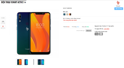 4 điện thoại của VinSmart lộ cấu hình trước ngày ra mắt