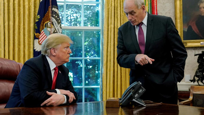 TT Trump bổ nhiệm quyền chánh văn phòng Nhà Trắng thay John Kelly